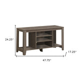 open shelf tv stand