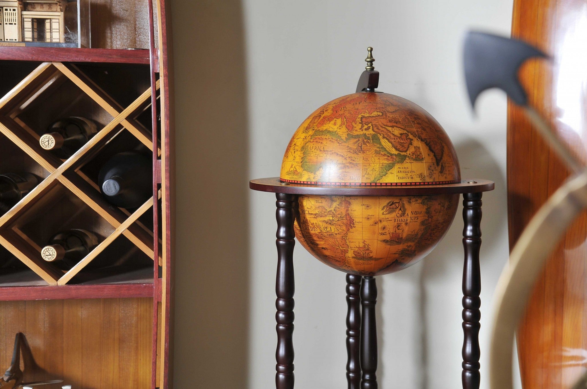 globe liquor cabinet