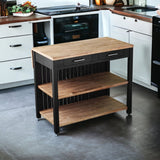 44" Kitchen Island With Storage