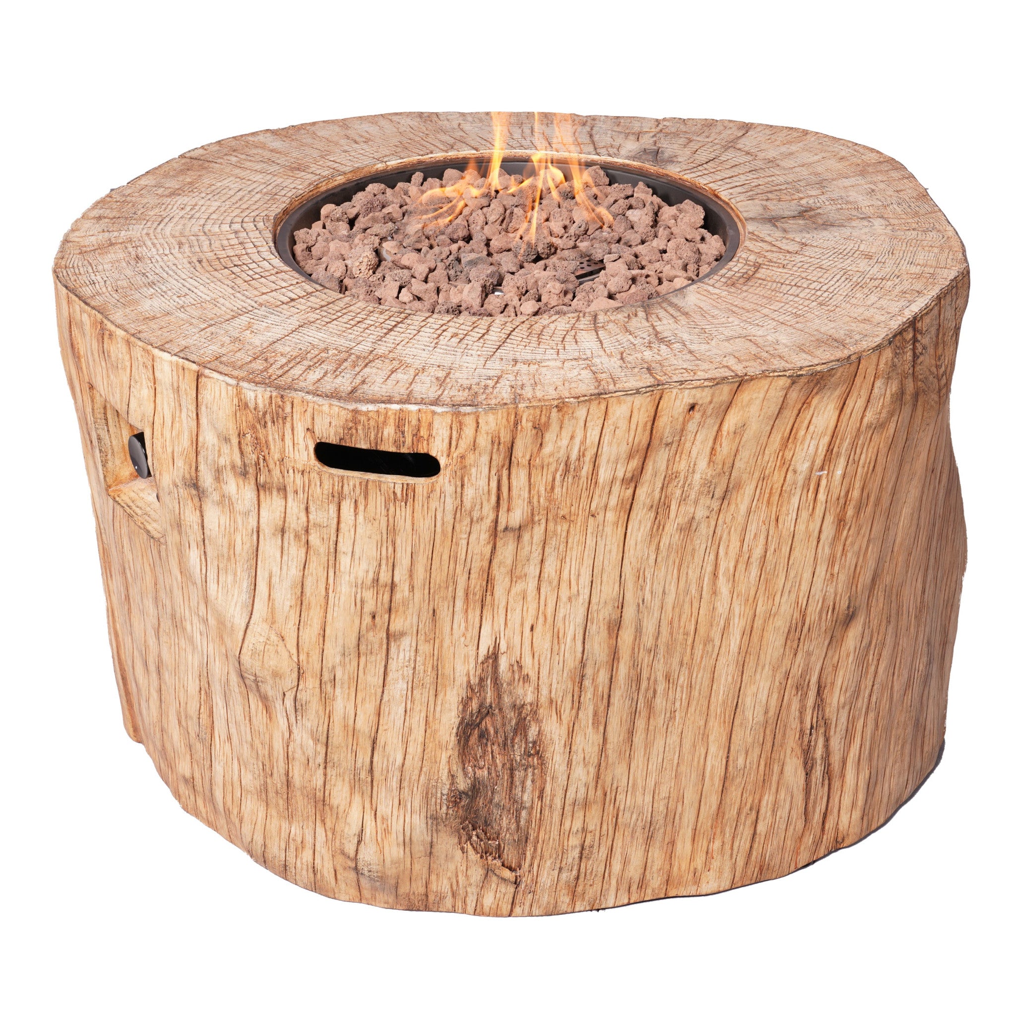 fire pits with covers, fire pit for camping, portable fire pit for beach, best fire pit for winter,  fire pit with lava rocks, fire pit with glass beads, best propane fire pit for small spaces, 
 portable propane fire pit with cover, 
 brown faux wood stump fire pit for patio, round fire pit for backyard, propane fire pit with cover, stump fire pit, propane fire pit. outdoor fire pit