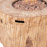 fire pits with covers, fire pit for camping, portable fire pit for beach, best fire pit for winter,  fire pit with lava rocks, fire pit with glass beads, best propane fire pit for small spaces, 
 portable propane fire pit with cover, 
 brown faux wood stump fire pit for patio, round fire pit for backyard, propane fire pit with cover, stump fire pit, propane fire pit. outdoor fire pit