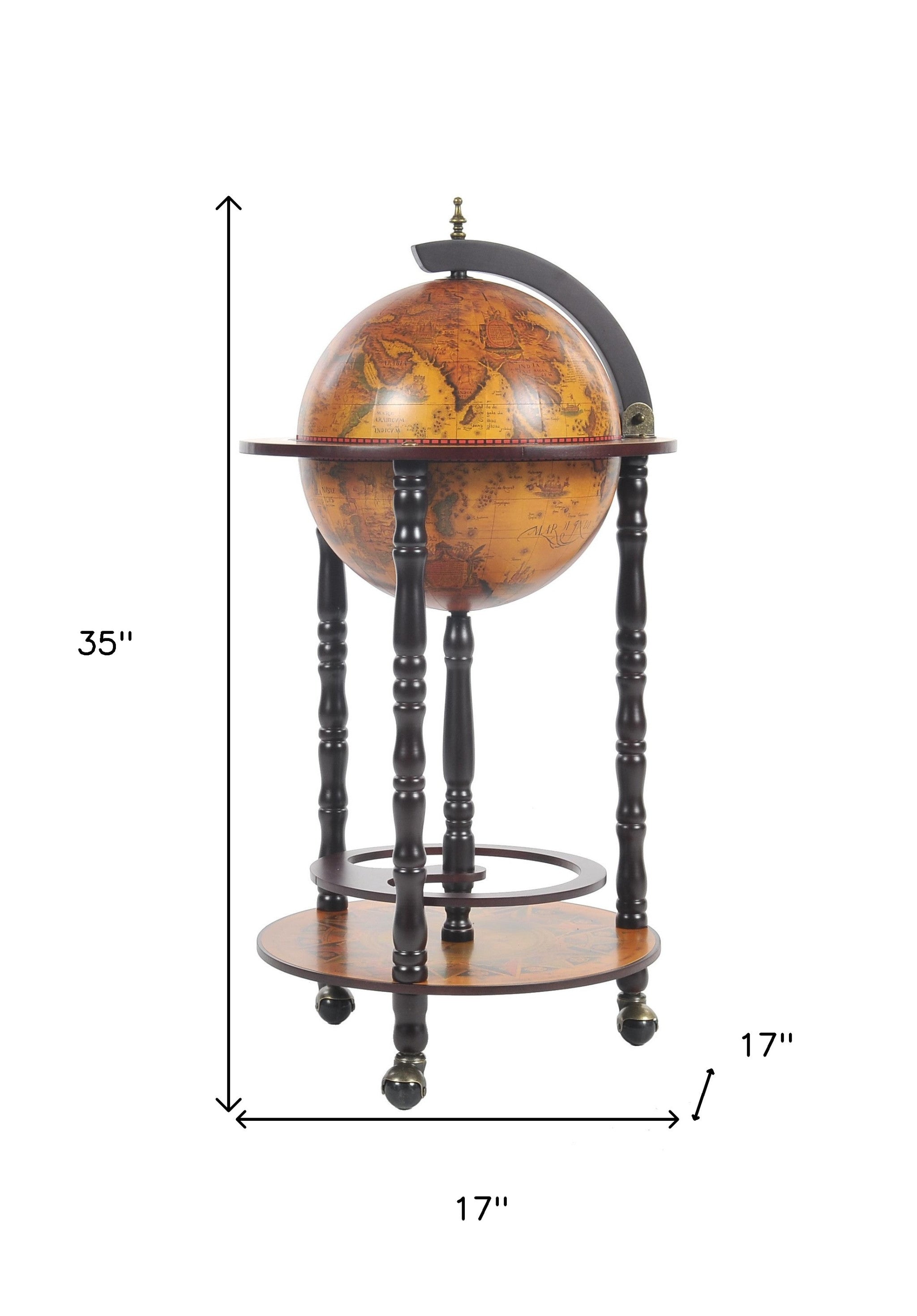 globe liquor cabinet